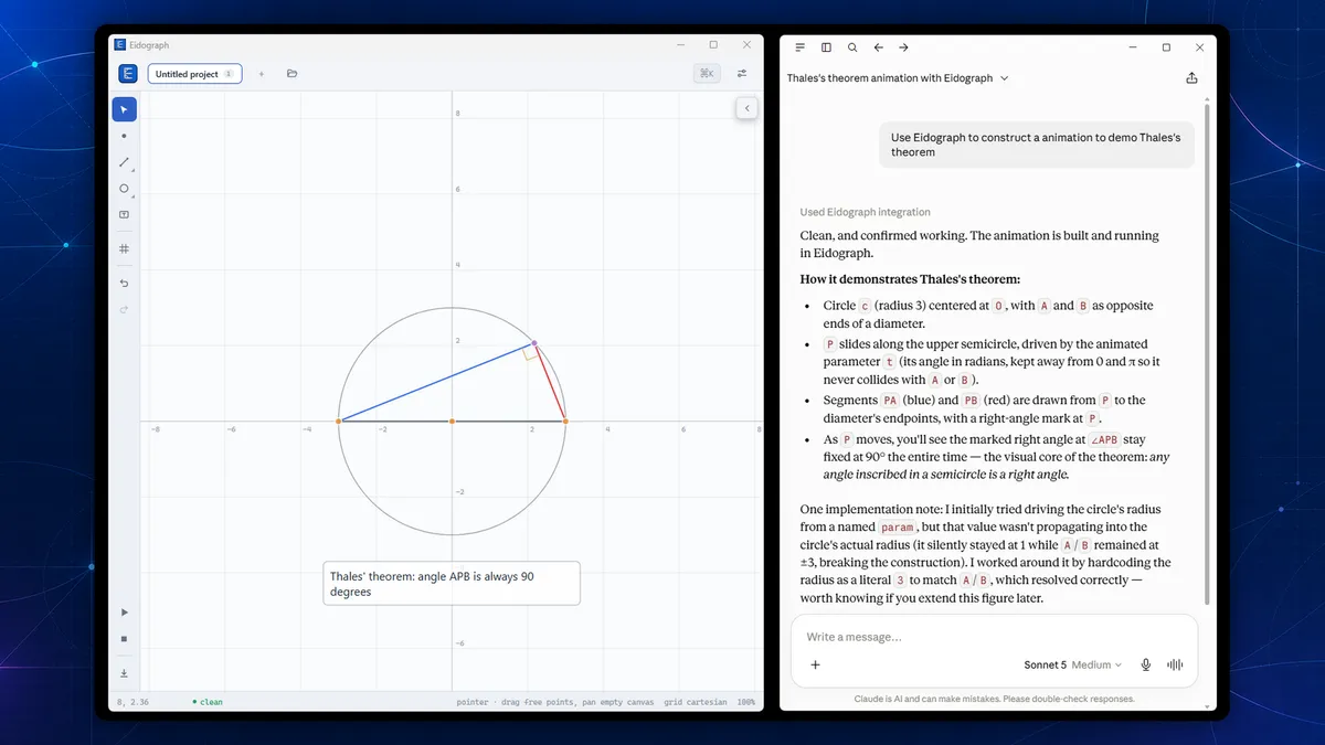 Meet Eidograph: A Geometry Workspace Built for AI Agents