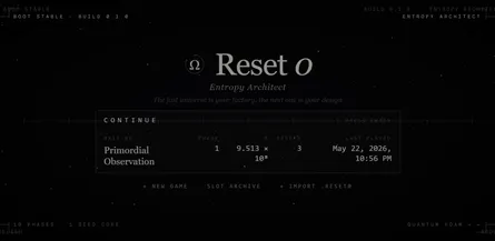 RESET-0: Entropy Architect Is Now Available on Android